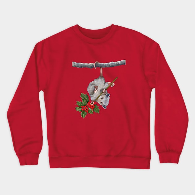 Awesome Possum Crewneck Sweatshirt by Julie Townsend Studio